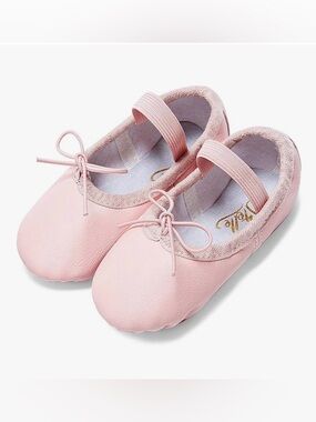 Stelle Pink Baby Ballet Flats with Elastic Strap